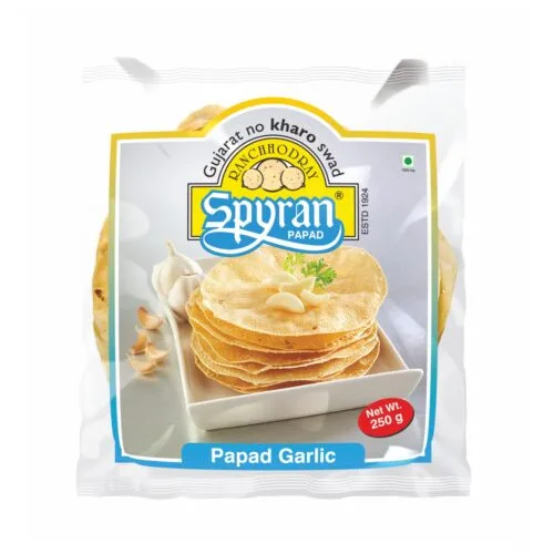 Spyran Papad Garlic - 250 g