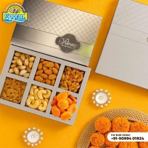SPYRAN Silver-6 Dry Fruit Gift Pack 300g